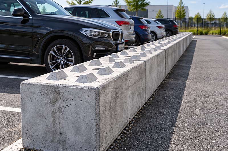 concrete barriers for car parks